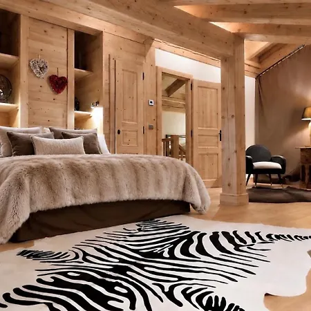 Luxury 5-les Gets-luxe-confort-jacuzzi-cheminee-a 400 M Des Pistes-vue Exceptionnelle Ле-Гет