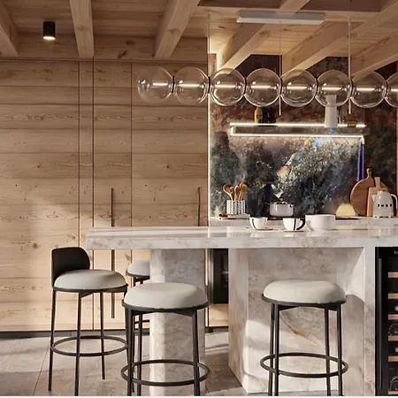 Luxury 5-les Gets-luxe-confort-jacuzzi-cheminee-a 400 M Des Pistes-vue Exceptionnelle Ле-Гет
