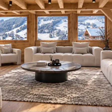 Luxury 5-les Gets-luxe-confort-jacuzzi-cheminee-a 400 M Des Pistes-vue Exceptionnelle Шале